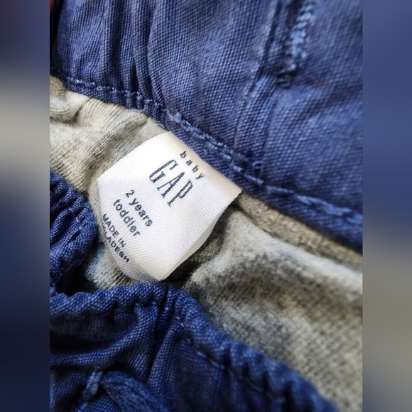 Gap, two, 2T boys fully lined pants blue and Camo (EUC) - Picture 10 of 10